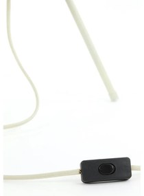 Кремава настолна лампа (височина 60 cm) Plumeria - Light &amp; Living