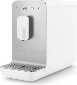 Еспресо машина SMEG Collezione BCC11WHMEU, 1350 W, 19 bar, 1.4 л, 8 функции, Вградена мелачка, Бял