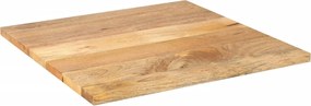 371539 vidaXL Плот за маса, 70x70x3,8 см, квадратен, манго масив