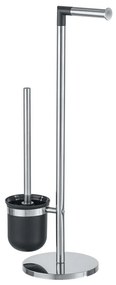 WENKO 21836800 - четка за тоалетна PARUS 25,5x57 см неръждаема стомана/сребрист/черен