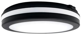 Top Light - LED Лампа за баня COMET LED/15W/230V IP54 Ø 20 см черен