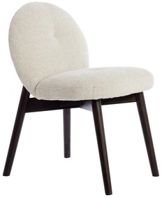 Кремави тапицирани трапезни столове в комплект 2 бр. Sinosa – Light &amp; Living