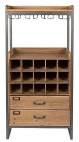 Шкаф за вино, изработен от елхово дърво Edgar - White Label