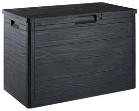 Антрацитна градинска кутия за съхранение Woodys – Toomax
