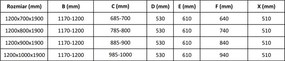 Mexen Apia разтегателна душ кабина 120 x 90 см, прозрачна, хром + тънък