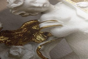 Картина на платно – Статуетка на играещ ангел