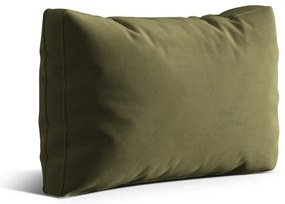 Зелена кадифена възглавница за диван Kemi – Cosmopolitan Design