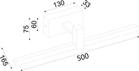 стенна лампа LED Mirar-Mauro