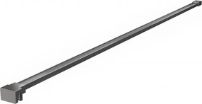 Mexen Прав държач за душ-преграда 6-8 мм, матиран в цвят gun gray - 800-01-66