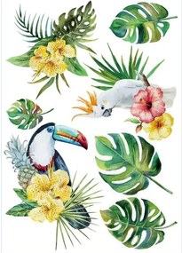 Декоративни стикери за стена Tropical Birds L