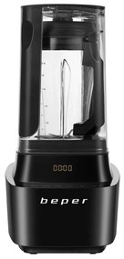 Разопакован: Вакуумен блендер Beper BP.620, 1000W, 1L, BPA Free, Шумоизолираща капачка, Soft Touch, 2скорости+импулси, Черен