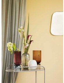 Ваза от сиво стъкло Lara, височина 28 cm - Hübsch