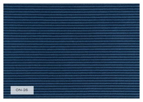 Тъмносиньо кресло от рипсено кадифе Lofty Lilly – Miuform