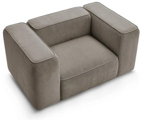 Сиво-бежово кресло Zephyr – Bobochic Paris