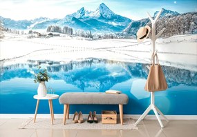 Фототапет – Снежен пейзаж в Алпите