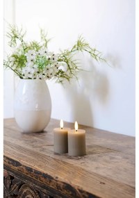 Сиви светлинни декорации в комплект от 2 Smilla - Sirius