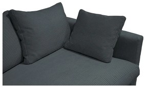 Сив велурен диван 266 cm Comfy - Scandic