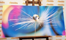 Картина на платно – Капка роса на абстрактен фон