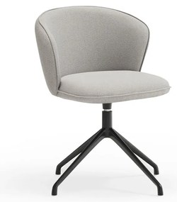 Светлосиви тапицирани трапезни столове в комплект 2 бр. Add – Teulat