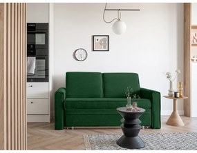 Тъмнозелен разтегателен диван 168 cm Lucky Lucy - Miuform