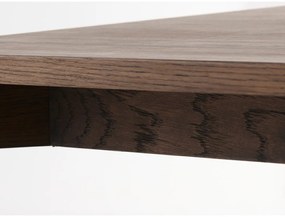 Кафява сгъваема трапезна маса 95x180 cm Arun – Unique Furniture