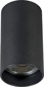 Комплект от 4 модерни повърхностно монтирани прожектора черни 5,5 см GU10 50 мм - Tuba