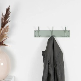 Зелено-сива метална закачалка за стена Fusion - Spinder Design