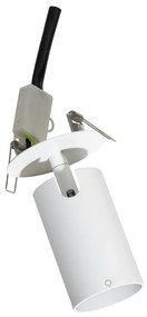 Комплект от 6 модерни вградени спота бели GU10 50mm - Chels