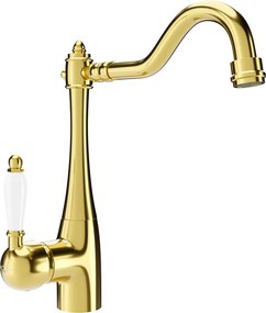Mexen Carla кухненски смесител, златен - 670700-50