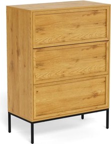 Комод ALIN 80x40 см в светъл кафяв цвят