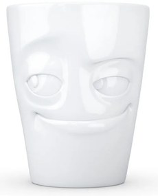 Бяла порцеланова чаша с дръжка - 58products