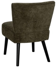 Зелено шенилово кресло – Ixia