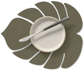 Подложка за хранене от еко кожа 22x26 cm Monstera Leaf Nupo – LIND DNA