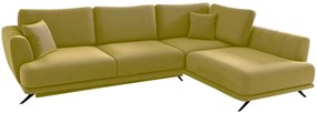 Ъглов диван Larde-Right-Yellow