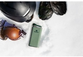 Зелена колба от неръждаема стомана 230 ml Easy-Fill Wide Mouth Flask Hammer Tone Green – Stanley