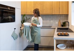 Комплект от 3 зелени памучни кухненски кърпи , 70 x 50 cm - Tiseco Home Studio