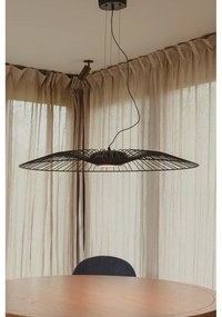 Черно LED осветително тяло с възможност за димиране ø 90 cm Spider - Zuiver