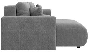 Сив разтегателен ъглов диван (променлив) Lorine – Ropez