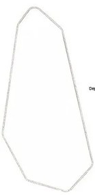 Стенно огледало от масивно дърво 39,5x90 cm Basil – Dutchbone