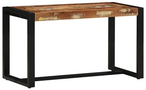 4015980 vidaXL Пейка Multicolour 80x35x45 cm Масивна дървесина Възстановена
