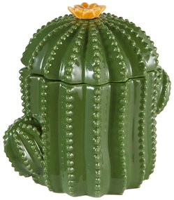 Кутия за съхранение atmosphera Yucatan, 16xH15.5x11cm, Керамика, Зелен