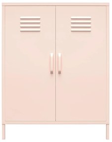 Розово метално шкафче 40x102x80 cm Mission District – Støraa