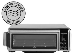 Мултифункционална фурна 8в1 Ninja SP101EU Foodi, 2400W, 10L, Air fry/Roast/Bake/Toast, Компактна, Инокс