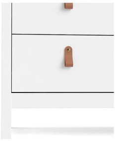 Бял висок скрин 82x99 cm Madrid – Tvilum