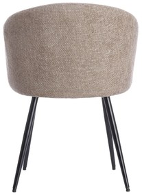 Бежови метални трапезни столове в комплект 2 бр. Radaja – Light &amp; Living