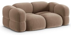 Кафяв кадифен диван 210 cm Loretto – Cosmopolitan Design