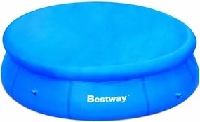 Bestway - Покривало за кръгъл басейн с надуваем ринг 305 см
