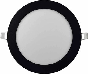 LED панел ESTE, черен, 12W, 4000K