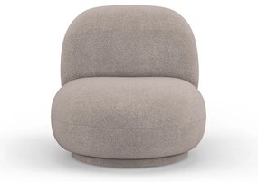 Бежово кресло от плат букле Chuck – Micadoni Home