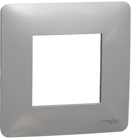 SE Лицева рамка 1х цвят Алуминий Unica Studio  - NU200230